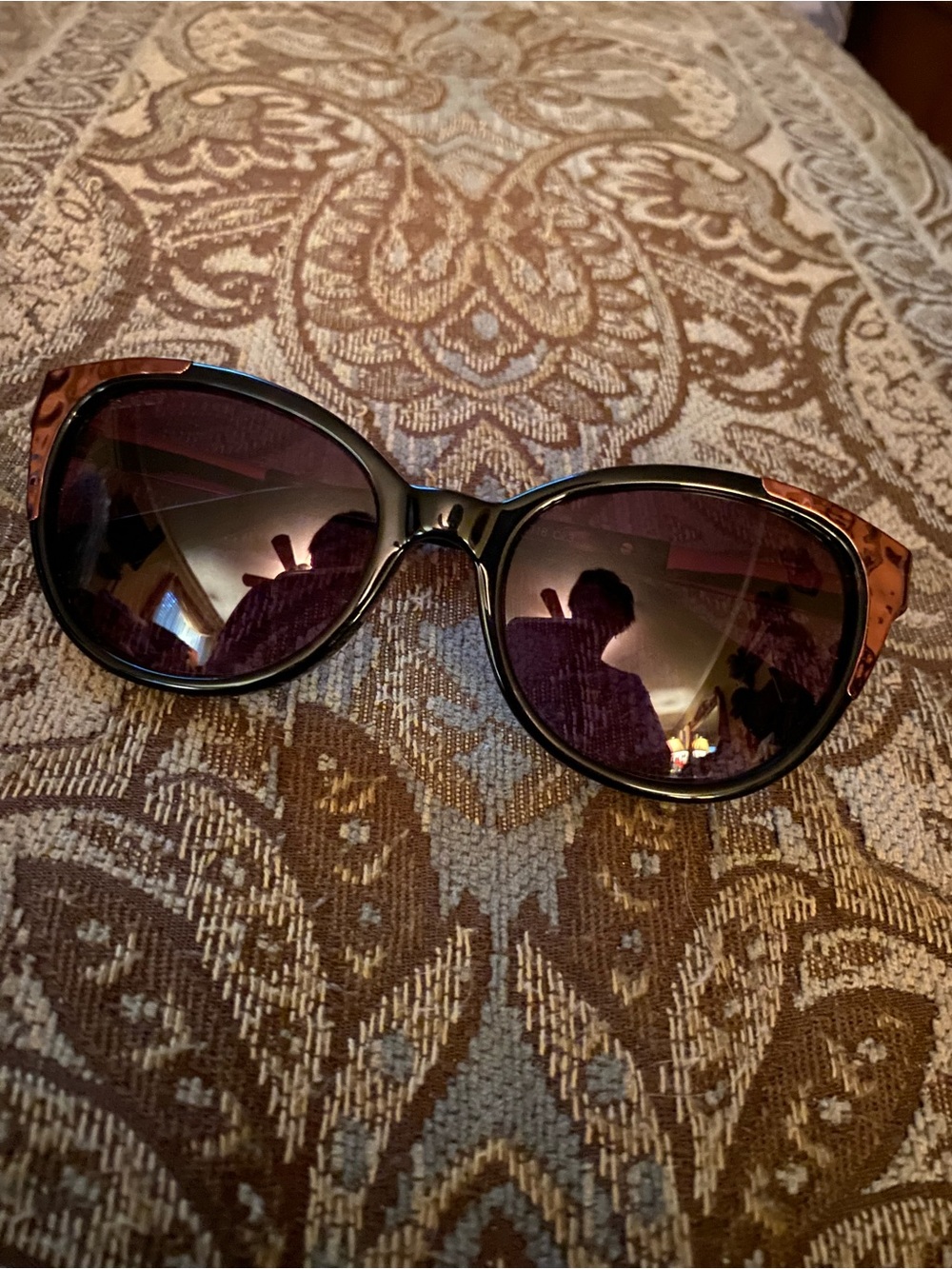 Balmain Women's Sunglasses in Black with Tortoiseshell Accents
